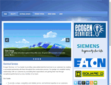Tablet Screenshot of ecogenservices.com
